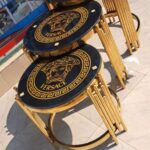 3 in 1 Extendable Glass Side Stool