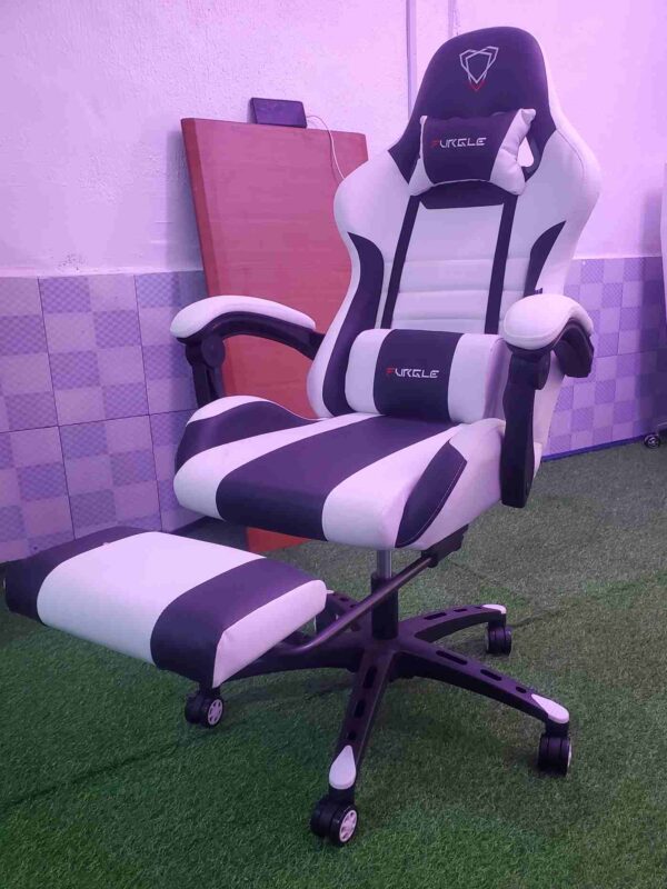 FURGLE Computer Racing Gaming Ergonomic Chair + Footrest - Image 6