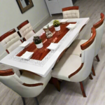 6 Seater Luxury Marble Dining Set