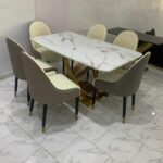 6 Seaters Luxury Marble Dining Set
