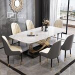 6 Seaters Luxury Marble Dining Table