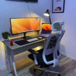 Home Office Desk & Ergonomic Mesh Chair