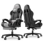 FURGLE Computer Racing Gaming Ergonomic Chair + Footrest