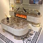 Luxury Marble Centre Table With TV Stand