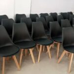 Oak Wooden Leg Restaurant Chair