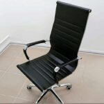 Office Swivel Chair With Stainless Star Leg