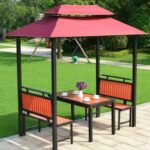 Outdoor Garden Canopy With Chair