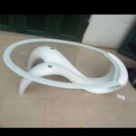 White Modern Fibre Centre Table