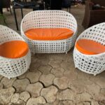 White Outdoor Garden Set