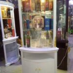 Wine Bar Cabinet With Electric Light