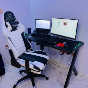 Set Of Executive Office Gaming Chair + Gaming Desk