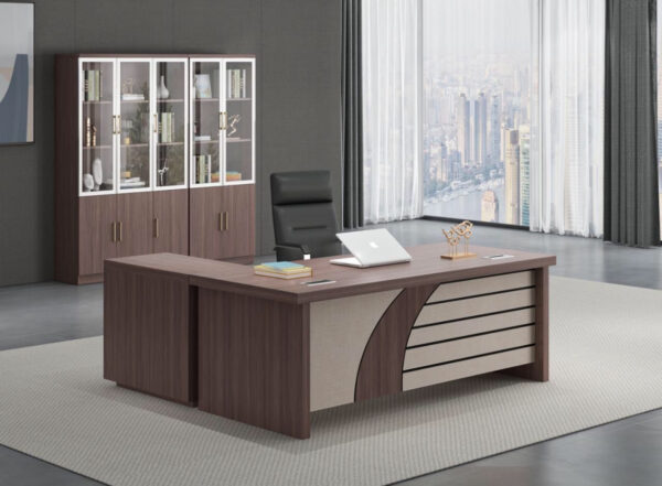 2025 MODERN EXECUTIVE OFFICE TABLE WITH EXTENSION