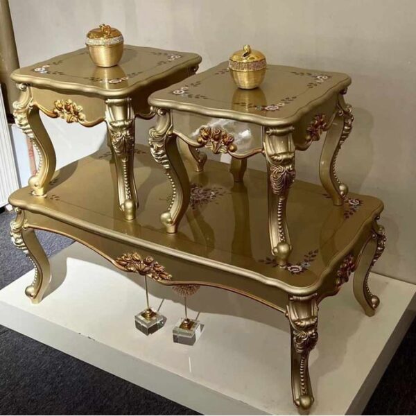 New Royal Centre Table With 2 Side Stool - Image 3