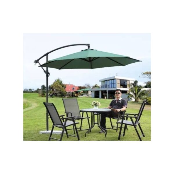 Outdoors Canopy Umbrella Parasol With Marble Base - Image 7