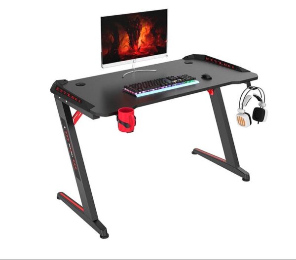 Home Office Study Desk with RGB Lights - Image 2