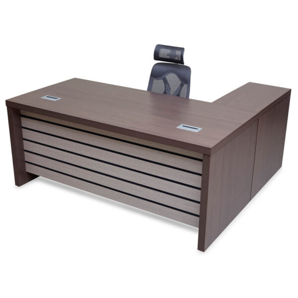 2025 MODERN EXECUTIVE OFFICE TABLE WITH EXTENSION - Image 4