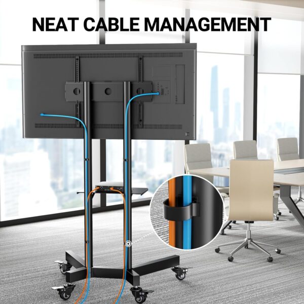 Mobile TV Stand for 32”-65 Inch - Image 7