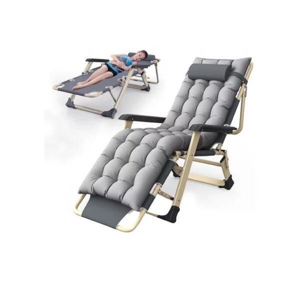 Adjustable Outdoor Relaxing Chair With Cushion