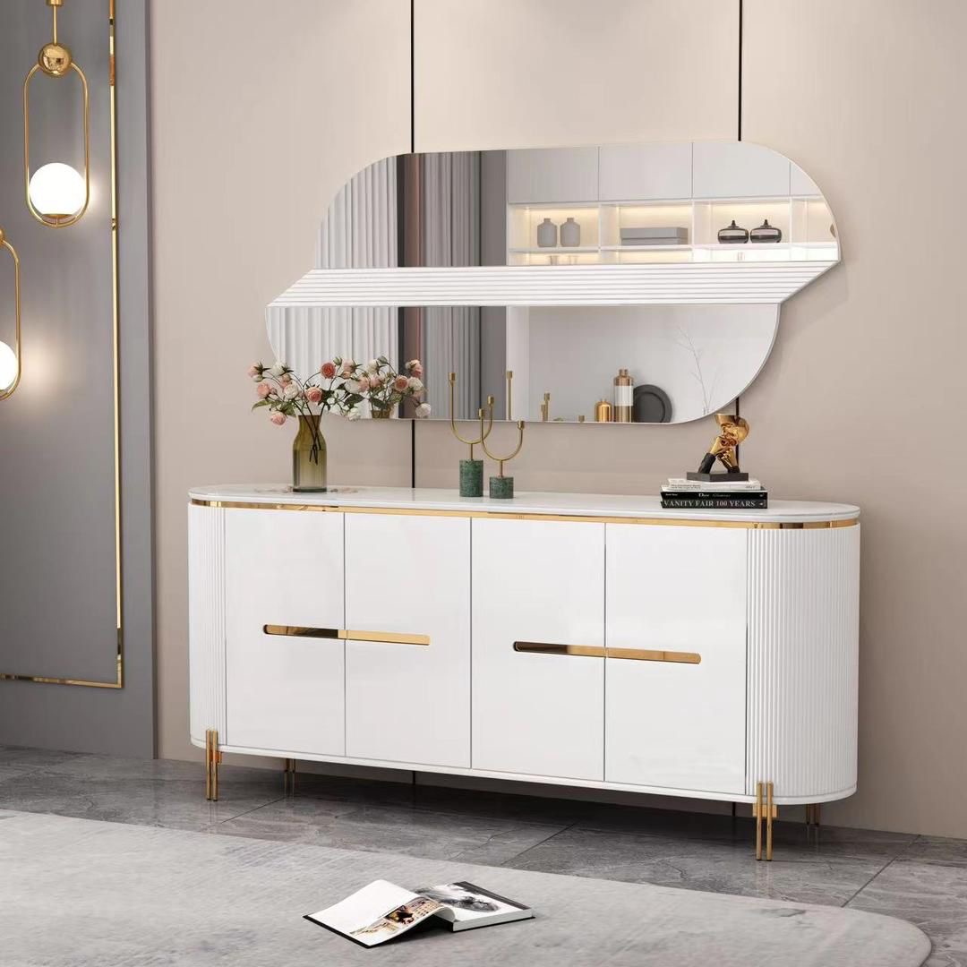 Dallas Luxurious Console With Mirror - Image 2