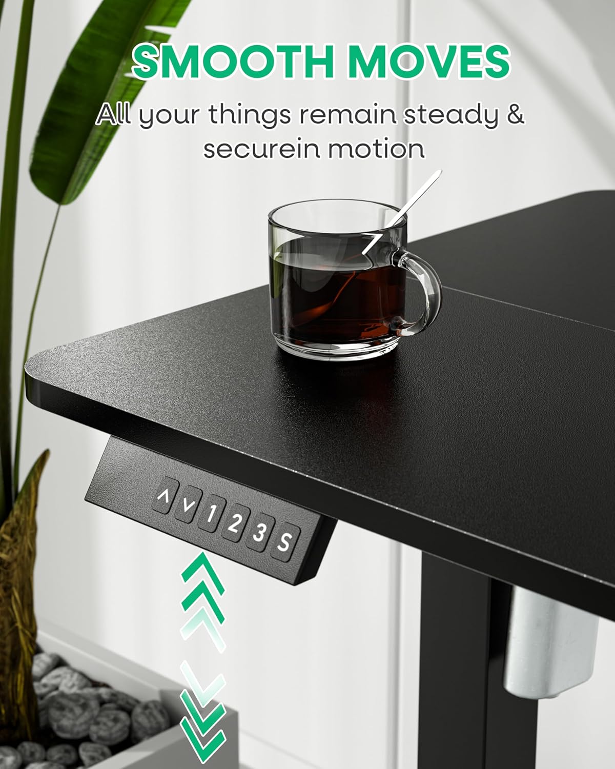 Electric Standing Desk Adjustable Height, 48 x 24 Inch Computer Desk - Image 5