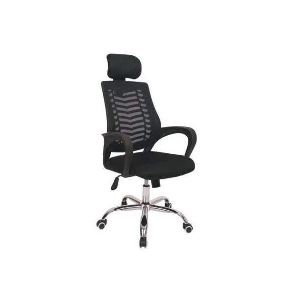 Modern Office Table With Headrest Swivel Chair - Image 2