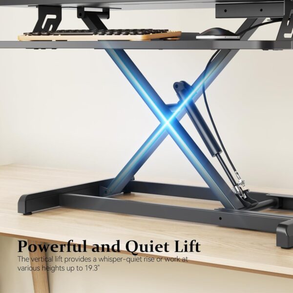 Stand up Desk Riser Computer Workstation for Home Office - Image 4