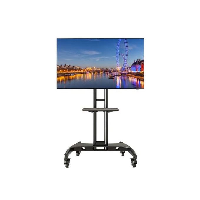 Heavy Duty Mobile Tv Stand With Wheels - 32" To 75"