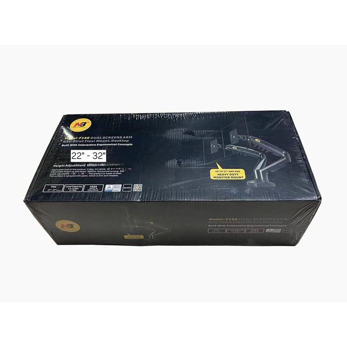 North Bayou Dual Monitor Desk Hanger-Fit 22" - 32" - Image 3