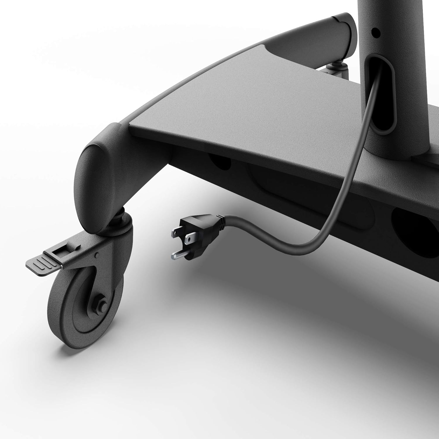 Adjustable Mobile TV Stand for 32 to 75-inch TVs, 200 LB Capacity - Image 8