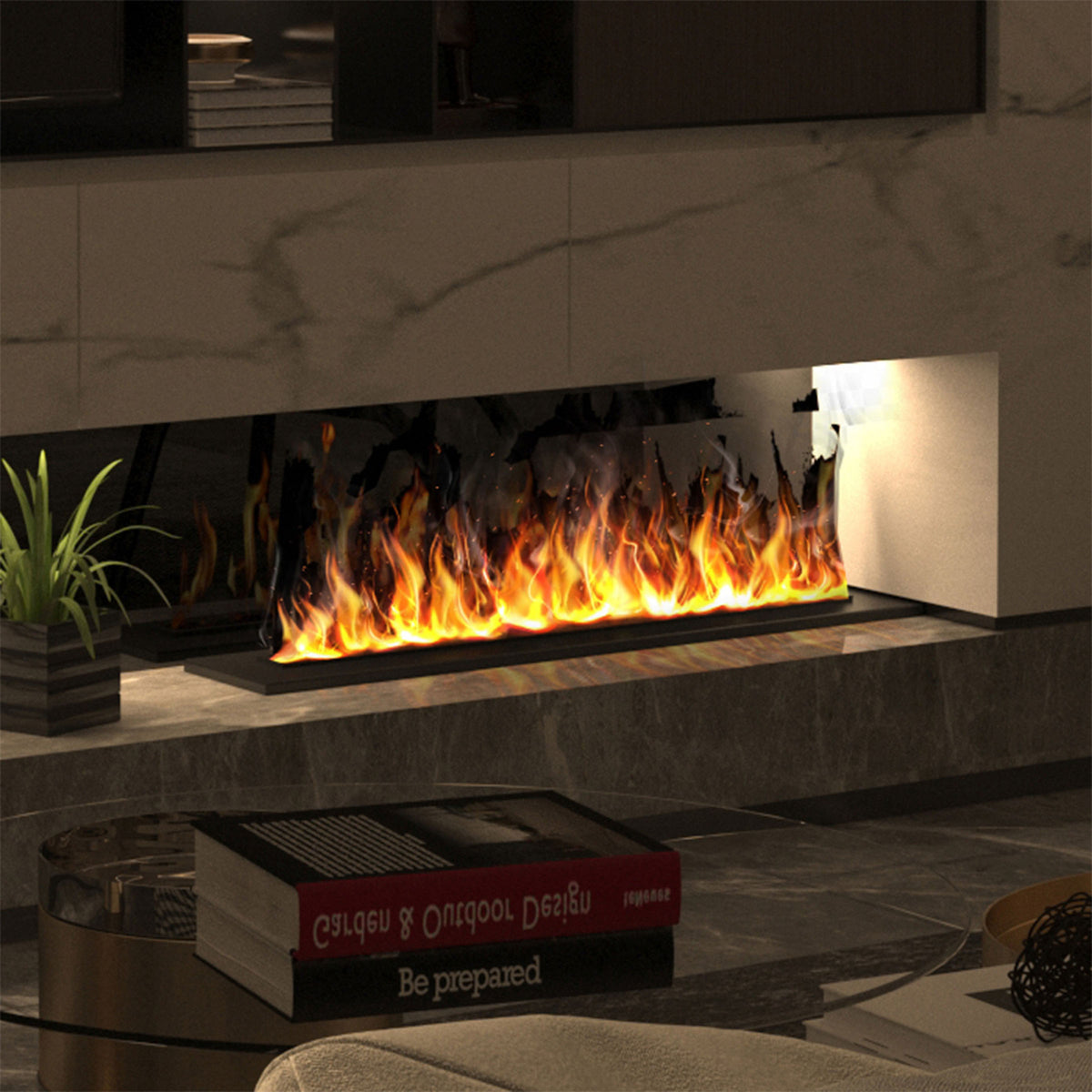 WATER VAPOUR ELECTRIC FIREPLACE 3D1200 - Image 12
