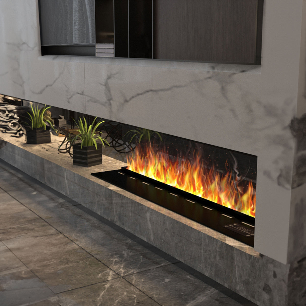 WATER VAPOUR ELECTRIC FIREPLACE 3D1200 - Image 4