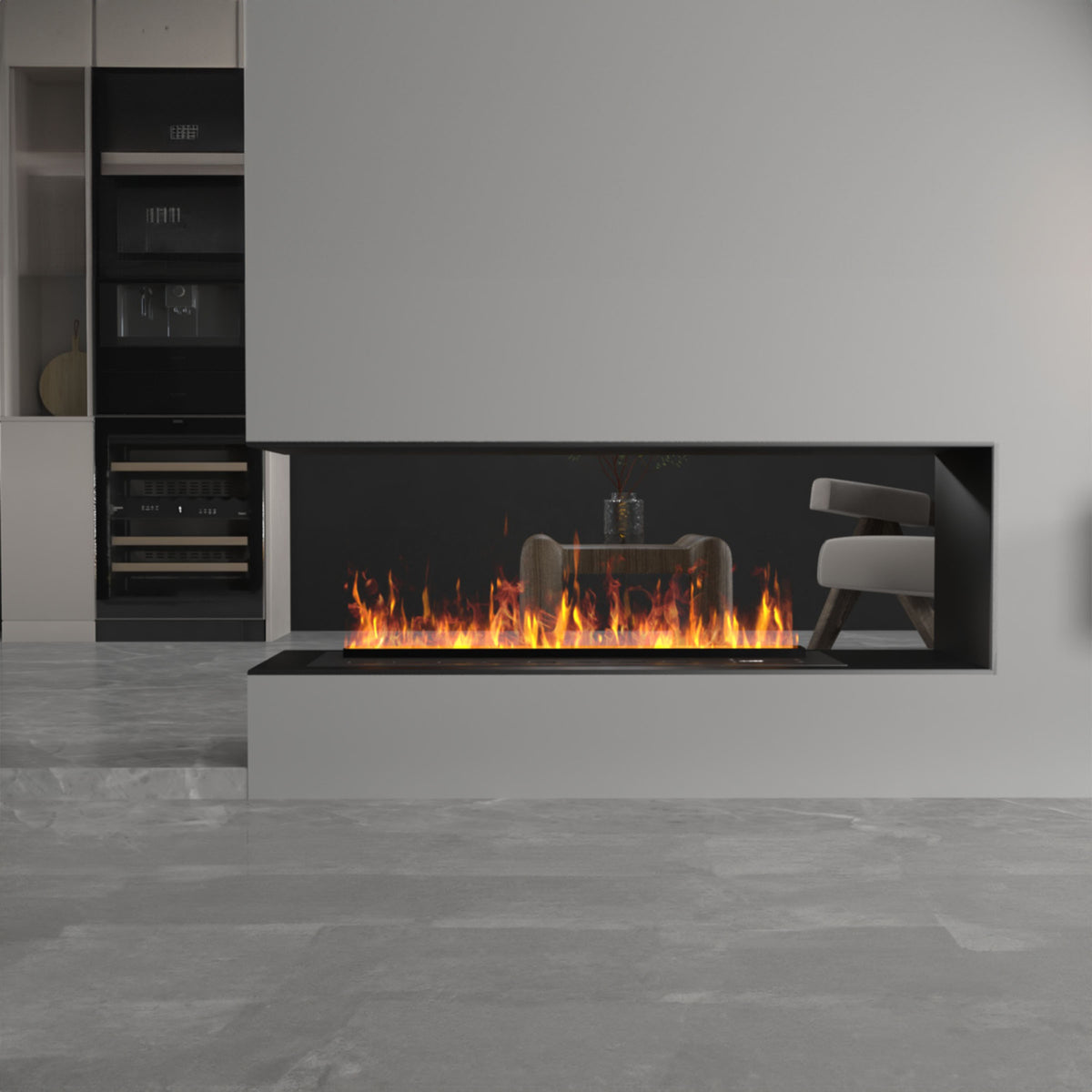 WATER VAPOUR ELECTRIC FIREPLACE 3D1200 - Image 2
