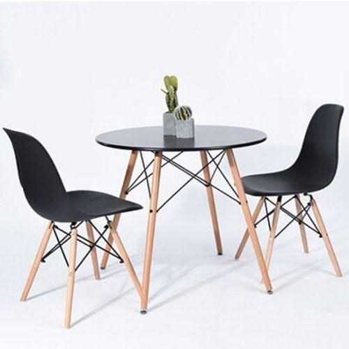 Luxury Mini Dining Table Round + 2 Sitting Chairs