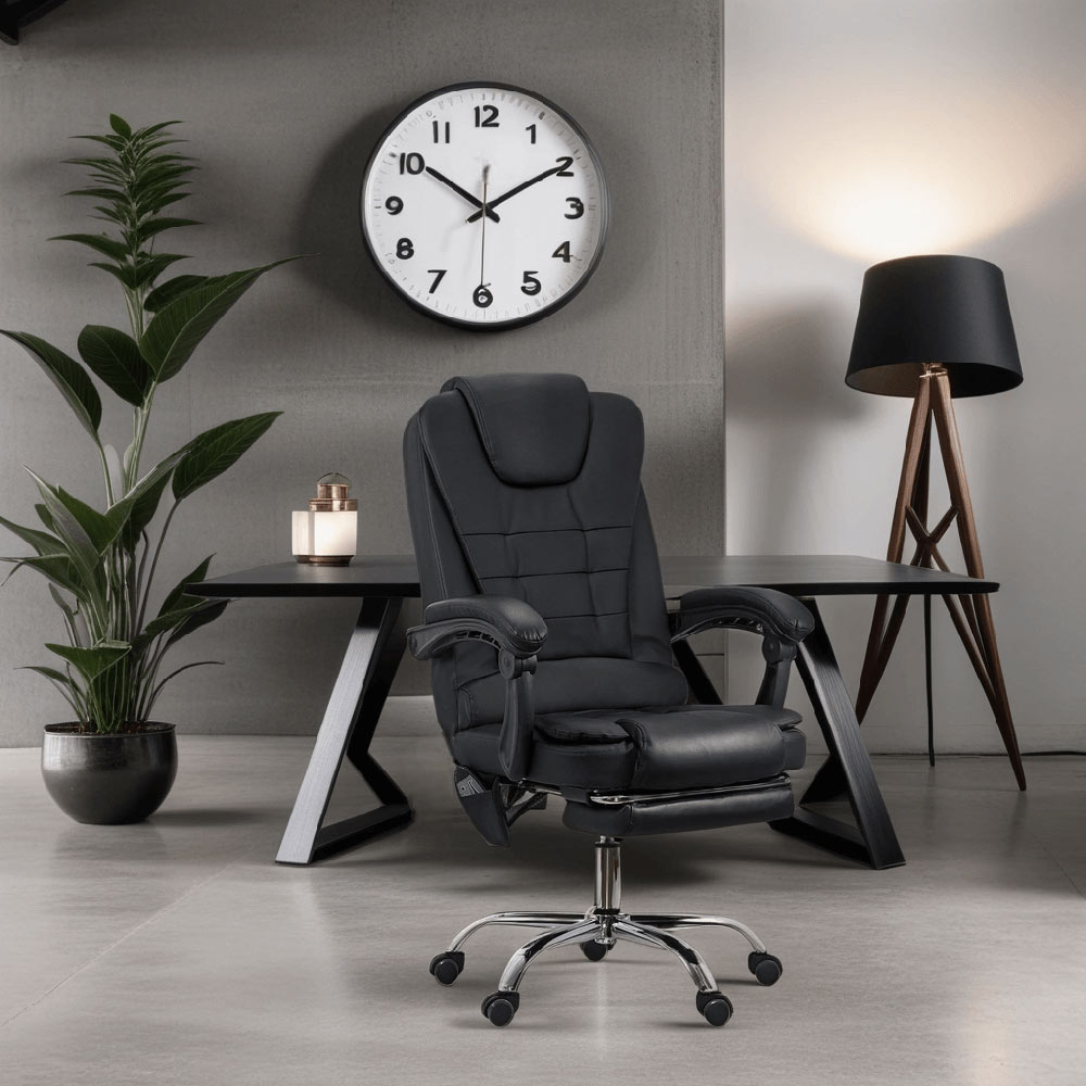OFFICE AND HOME MASSAGE CHAIR WITH 7 MASSAGE POINTS OFF 418M BLACK - Image 6