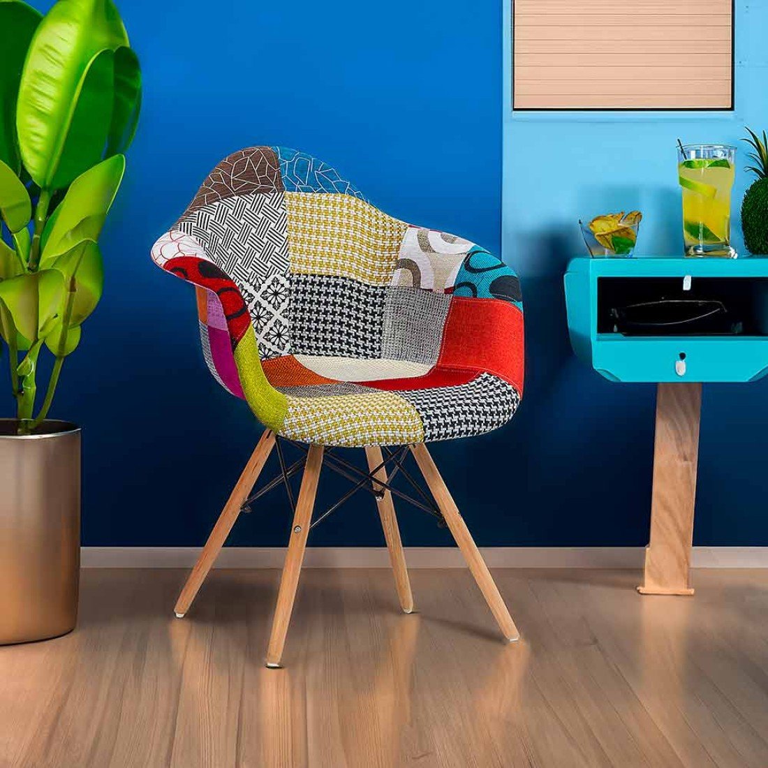 PATCHWORK CHAIR BUC 243 MULTICOLORED - Image 4