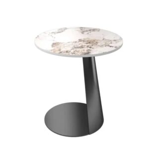 Round Coffee Table End Tables for Living Room, Side End Table