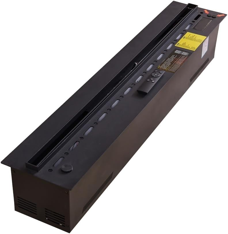3D Water Vapor Fireplace, Atomized Fireplace With 9 Mist Flame Colors And Auto Water Refill, Touch Panel/App/Remote Control
