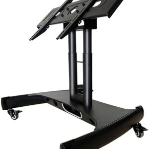 Table Top TV Stand Mobile Floor TV Stand/Cart Tray | Tall TV Stand VESA Bracket Mount For 32 To 65 Inch Plasma/LCD/LED