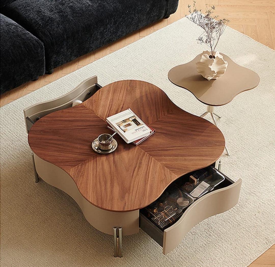 Luxury Center Table with single stool - Image 2